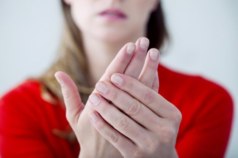 artritas piršto rankose nei tepinėlis