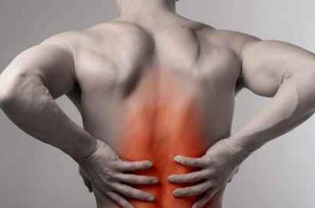 gerklės sąnarių ant nugaros septinis artritas